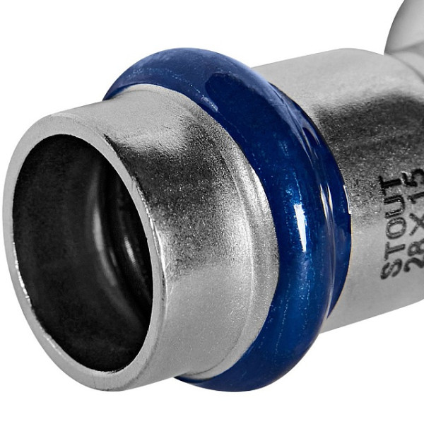 Муфта 28х15 однораструбная Stout SSS-2020 НПр-ВПр (нерж.ст., пресс) SSS-2020-002815 Муфта 28х15 однораструбная Stout SSS-2020 НПр-ВПр (нерж.ст., пресс) SSS-2020-002815