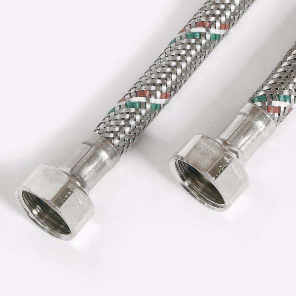Подводка гибкая Uni-Fitt 600 мм 1/2" ВВ DN 8 оплётка из нерж. стали (500S2006) Подводка гибкая Uni-Fitt 600 мм 1/2" ВВ DN 8 оплётка из нерж. стали (500S2006)