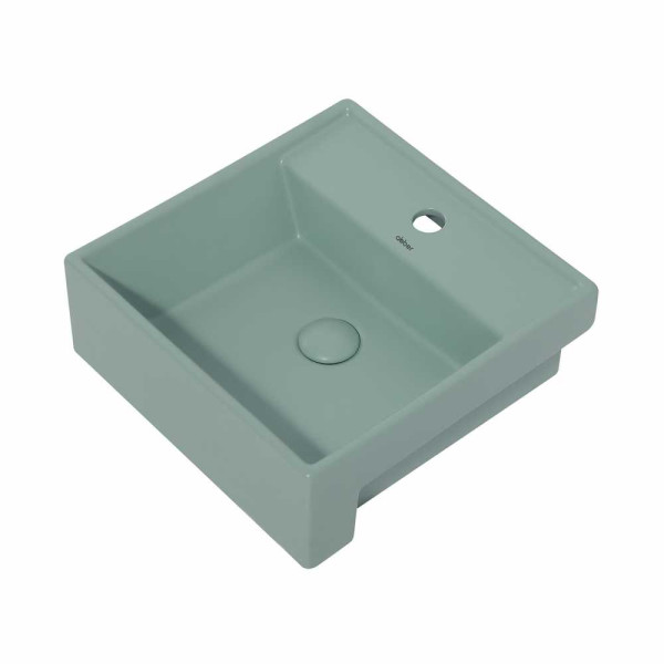 Раковина накладная Abber Rechteck светло-зеленая матовая (AC2208MCG)