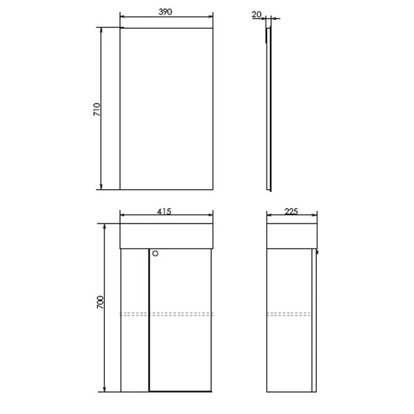 Тумба подвесная с раковиной Comforty Асти 400x220x700 дуб светлый (00-00013669) Тумба подвесная с раковиной Comforty Асти 400x220x700 дуб светлый (00-00013669)