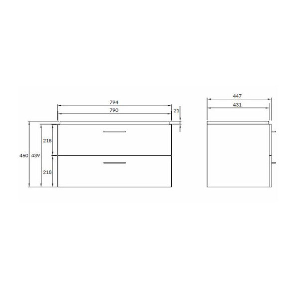 Тумба подвесная Cersanit Lara белый (SB-SZ-LARA-CO80/Wh) Тумба подвесная Cersanit Lara белый (SB-SZ-LARA-CO80/Wh)