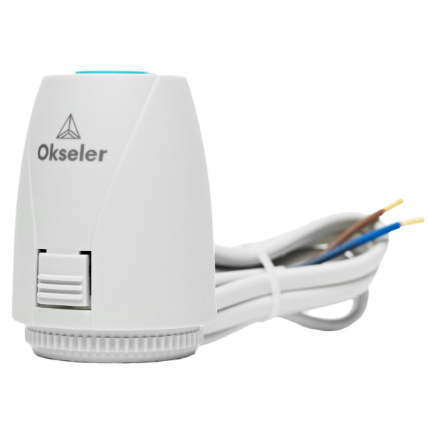 Сервопривод Okseler Standart M30х1,5 230 В нормально-закрытый (Oks00230) Сервопривод Okseler Standart M30х1,5 230 В нормально-закрытый (Oks00230)