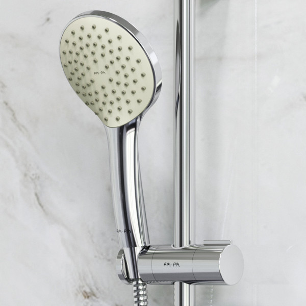 Душевой гарнитур AM.PM Gem шланг 1750 мм,держатель ручного душа, Лейка для душа 110 мм, 1 функция, хром (F0119000) Душевой гарнитур AM.PM Gem шланг 1750 мм,держатель ручного душа, Лейка для душа 110 мм, 1 функция, хром (F0119000)