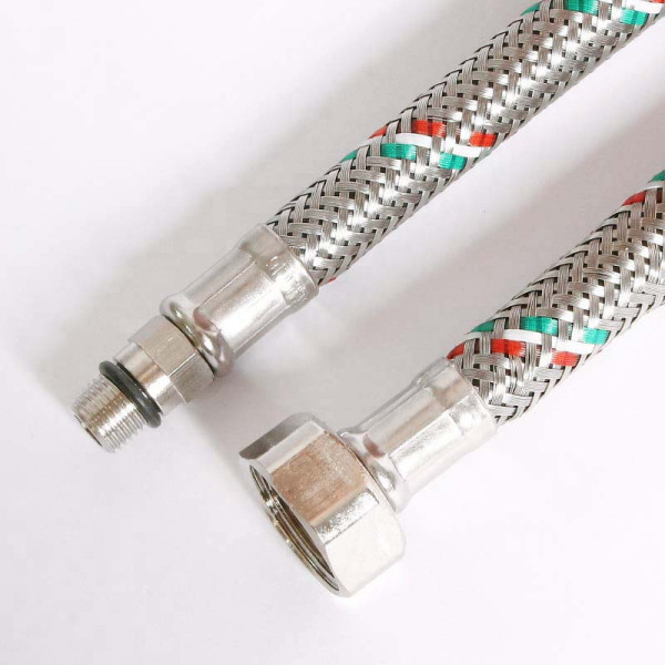 Подводка гибкая для смесителя Uni-Fitt 1500 мм 1/2"*М10х1 DN 8 оплётка из нерж. стали (502S2815) Подводка гибкая для смесителя Uni-Fitt 1500 мм 1/2"*М10х1 DN 8 оплётка из нерж. стали (502S2815)