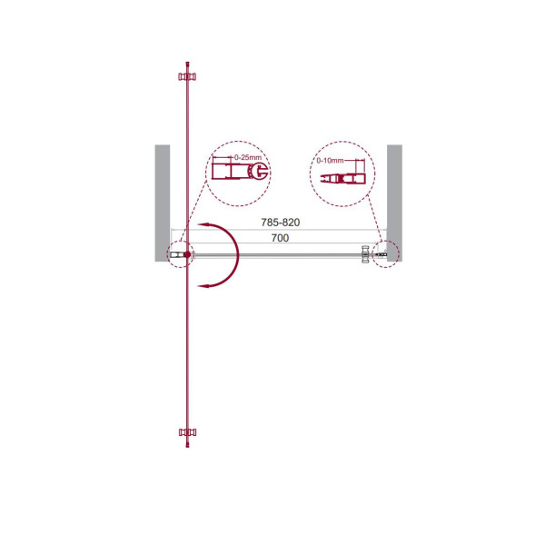 Душевая дверь BelBagno Etna 80х195 стекло прозрачное, профиль хром (ETNA-B-1-80-C-Cr-90) Душевая дверь BelBagno Etna 80х195 стекло прозрачное, профиль хром (ETNA-B-1-80-C-Cr-90)