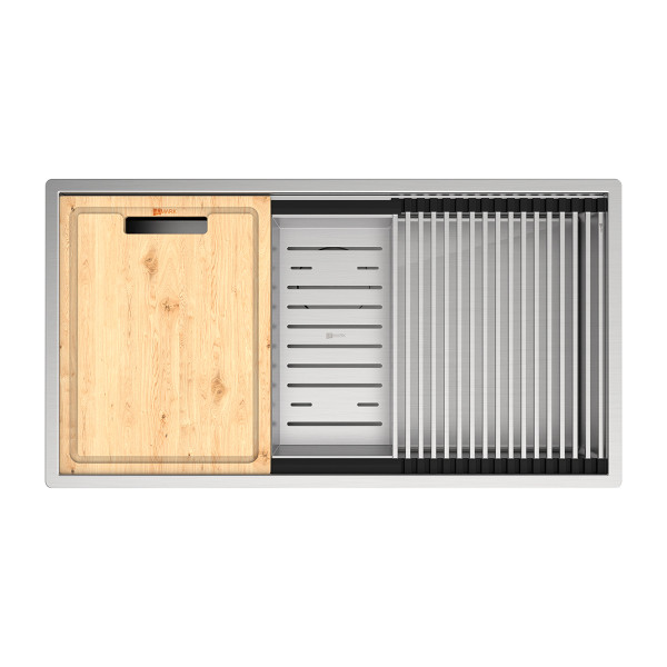 Мойка для кухни врезная Lemark Tabaga 820 820x440 сталь (9937133) Мойка для кухни врезная Lemark Tabaga 820 820x440 сталь (9937133)