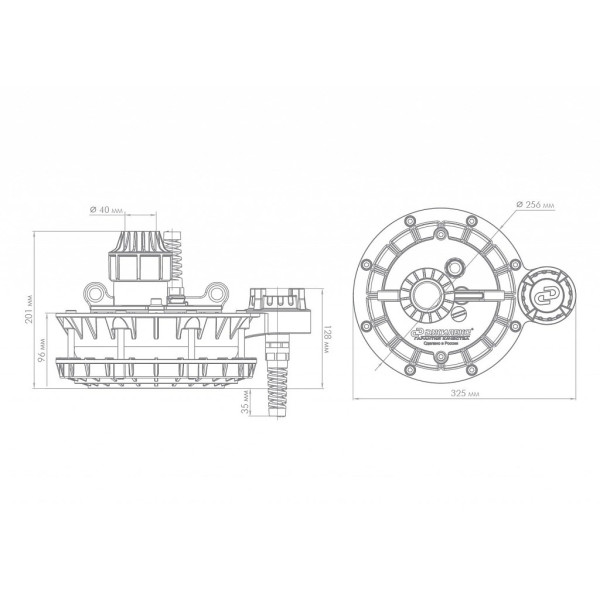 Оголовок скважинный Джилекс ОСПБ 133-160/40 пластик (6306) Оголовок скважинный Джилекс ОСПБ 133-160/40 пластик (6306)