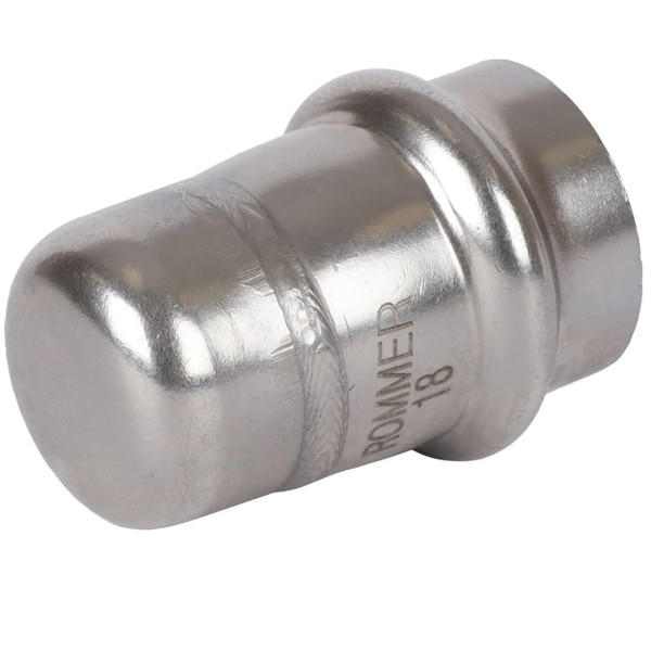 Заглушка 18 Rommer из нержавеющей стали (пресс) (RSS-0025-000018) Заглушка 18 Rommer из нержавеющей стали (пресс) (RSS-0025-000018)