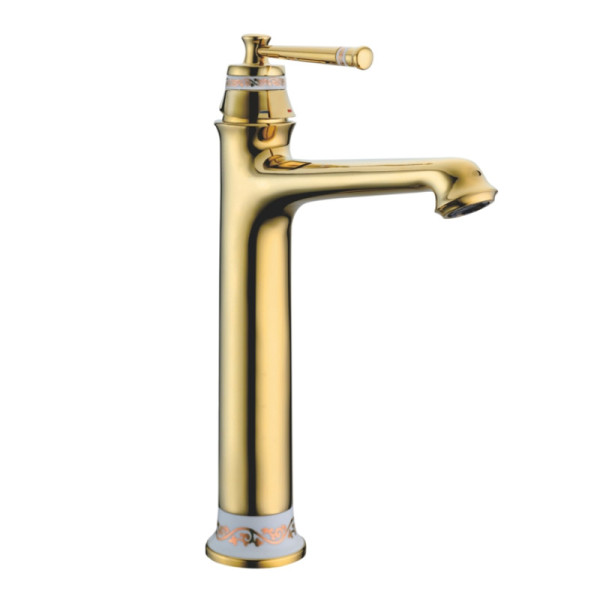 Смеситель для раковины Gerhans золотой (K11120G)