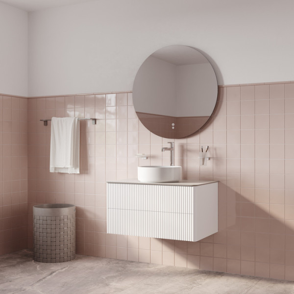 Тумба подвесная Iddis под столешницу Aiger 80x49 белый (AIG80W0i95)