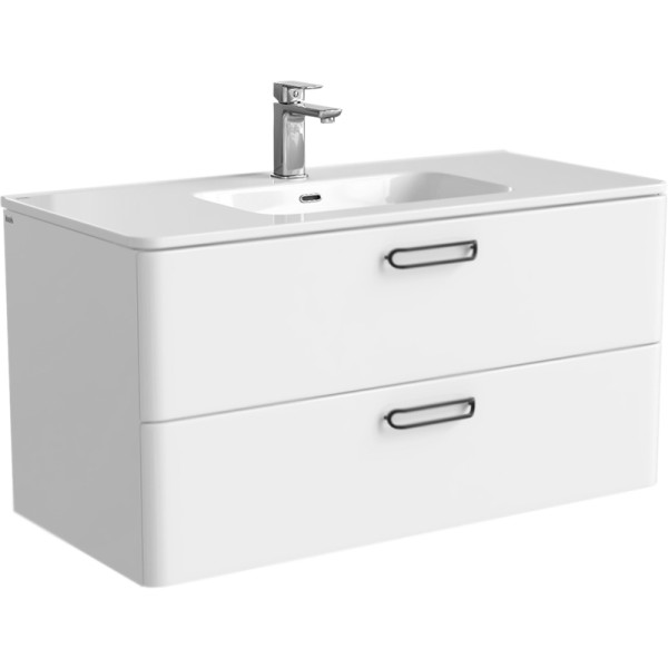 Тумба подвесная Iddis Brick 100 белая (BRI10W1i95)