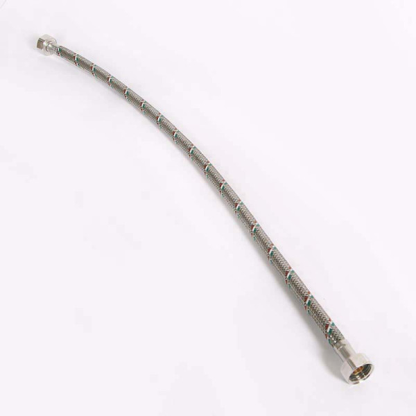 Подводка гибкая Uni-Fitt 600 мм 1/2" ВВ DN 8 оплётка из нерж. стали (500S2006) Подводка гибкая Uni-Fitt 600 мм 1/2" ВВ DN 8 оплётка из нерж. стали (500S2006)