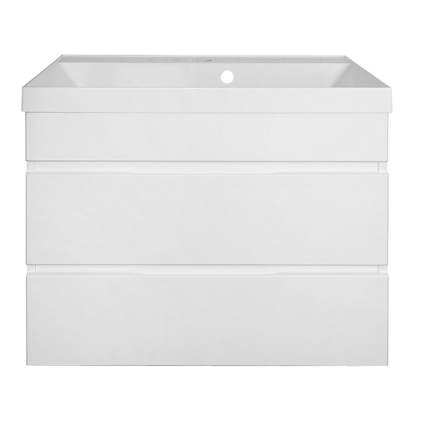 Тумба подвесная Azario с раковиной Эстима 70/2 с раковиной Астория 70 (CS00094583)