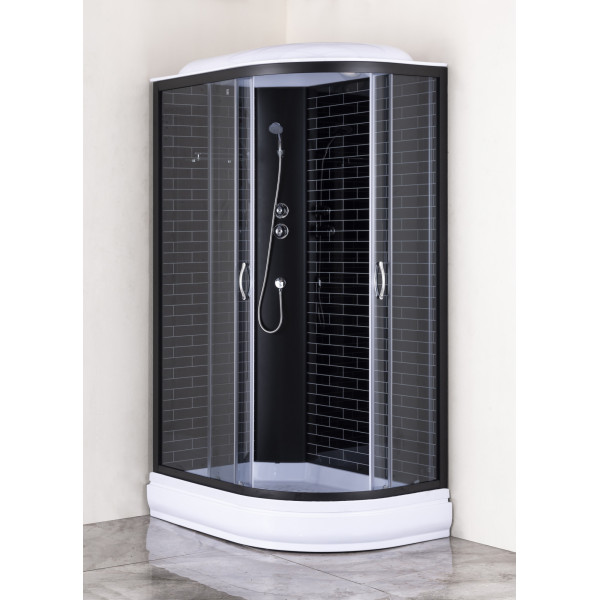 Душевая кабина Loranto Sunway 120x80 стекло тонированное, профиль черный (CS-66120-20R GB 120) Душевая кабина Loranto Sunway 120x80 стекло тонированное, профиль черный (CS-66120-20R GB 120)