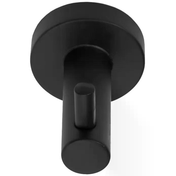 Крючок одинарный Rea 322210 Black mat черный матовый (REA-77023)
