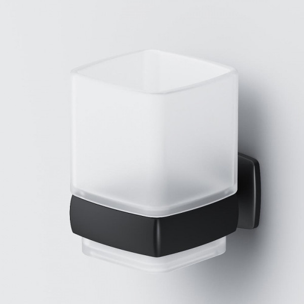 Стеклянный стакан с настенным держателем AM.PM Gem (A9034322) Стеклянный стакан с настенным держателем AM.PM Gem (A9034322)