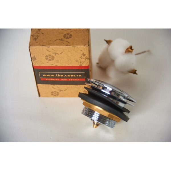 Донный клапан TIM 1 1/2" 40 мм с переливом (BAR0404B) Донный клапан TIM 1 1/2" 40 мм с переливом (BAR0404B)