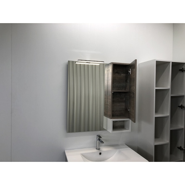 Шкаф зеркальный Comforty Турин 750x750x800 дуб бежевый (00004144198)