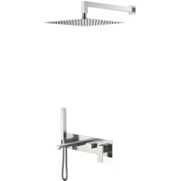 Душевая система Boheme Qubic NB (никель) (474-NB)