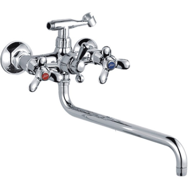 Смеситель для ванны и душа Ledeme с душевым гарнитуром (L2612-2) Смеситель для ванны и душа Ledeme с душевым гарнитуром (L2612-2)