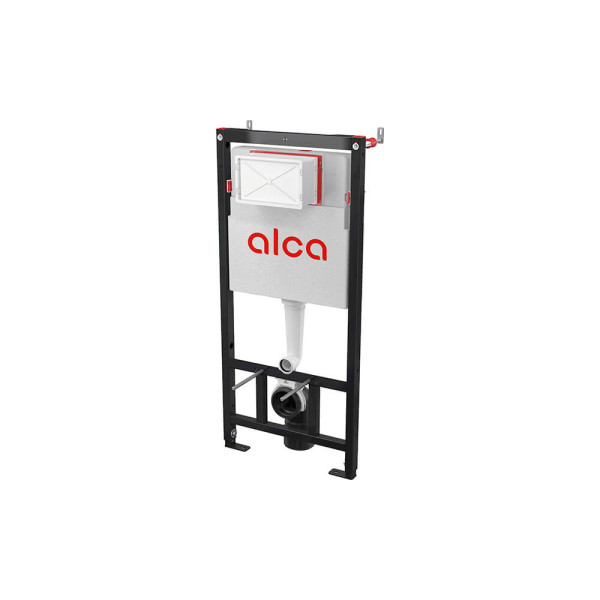 Инсталляция для подвесного унитаза AlcaPlast с клавишей (AM101/1120-4:1 RU M670-0001) белая Инсталляция для подвесного унитаза AlcaPlast с клавишей (AM101/1120-4:1 RU M670-0001) белая