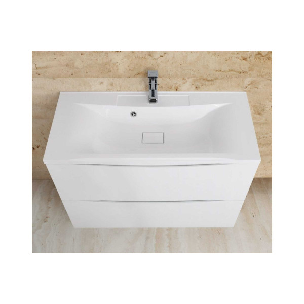 Тумба напольная BelBagno Marino 90 Bianco Lucido (Marino-900-2C-PIA-BL-P)