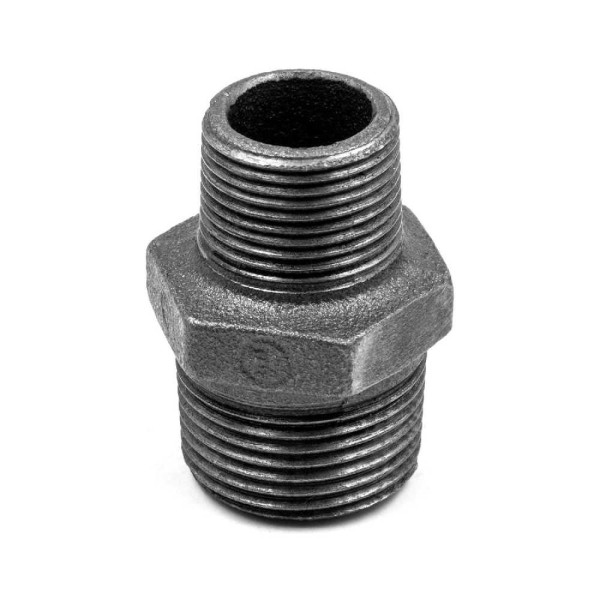 Ниппель переходной 1/2"х1 1/4" Sanha тип 245# (чугун оцинкованный) (924511412V#)