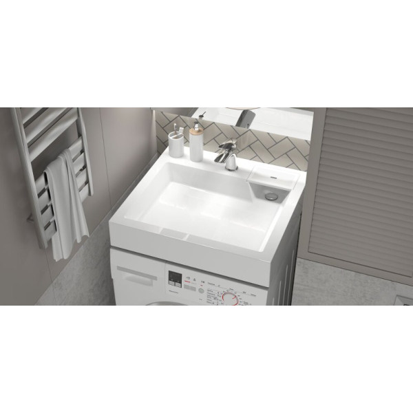 Раковина на стиральную машину Bergg Zett lab Энигма V62 60*55 (V062D001) Раковина на стиральную машину Bergg Zett lab Энигма V62 60*55 (V062D001)