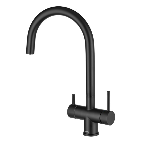 Смеситель для кухни Swedbe Selene Plus с каналом для подключения фильтра черный (8042B)