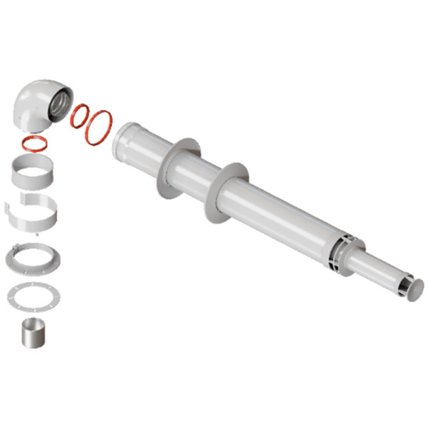Комплект дымохода Rommer антилед универсальный 60/100 - 1220 мм. (RCA-6010-251220) Комплект дымохода Rommer антилед универсальный 60/100 - 1220 мм. (RCA-6010-251220)