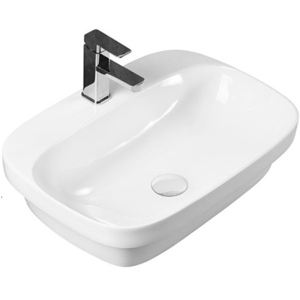 Раковина накладная Aquatek Амадео 42x60 белая (AQ6042-00)