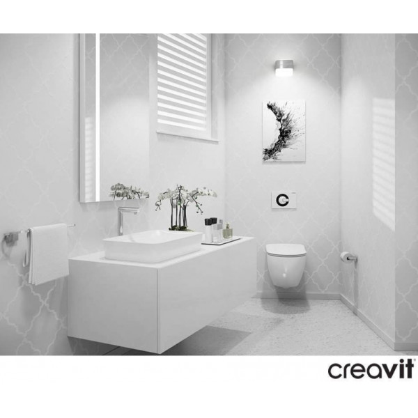 Унитаз подвесной с биде Creavit Free 35,7x51x35 белый (FE320-00CB00E-0000)