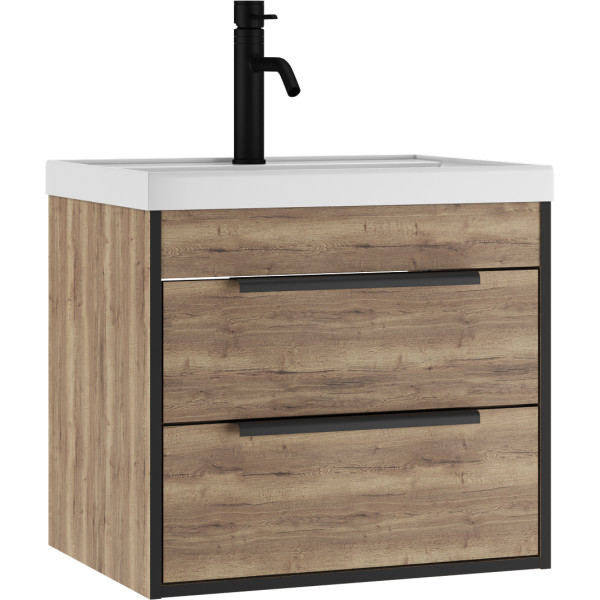 Тумба подвесная под умывальник Bazis 60 Alfa B2 Домино (DA6102T) Тумба подвесная под умывальник Bazis 60 Alfa B2 Домино (DA6102T)