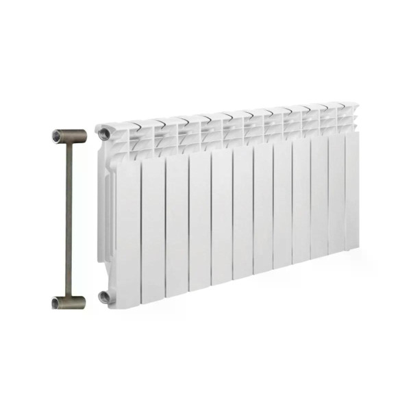 Радиатор биметаллический Solur Prestige В-500 12 секций белый (BMET12)