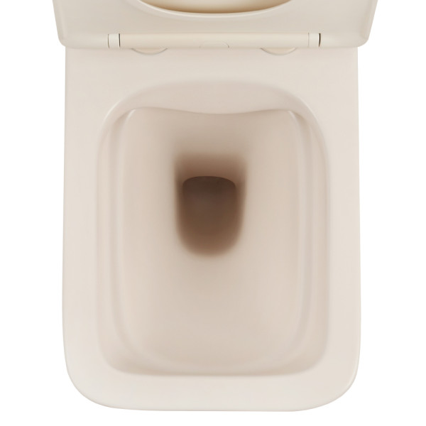 Унитаз повесной Abber Rechteck безободковый светло-бежевый матовый (AC1201MBE)