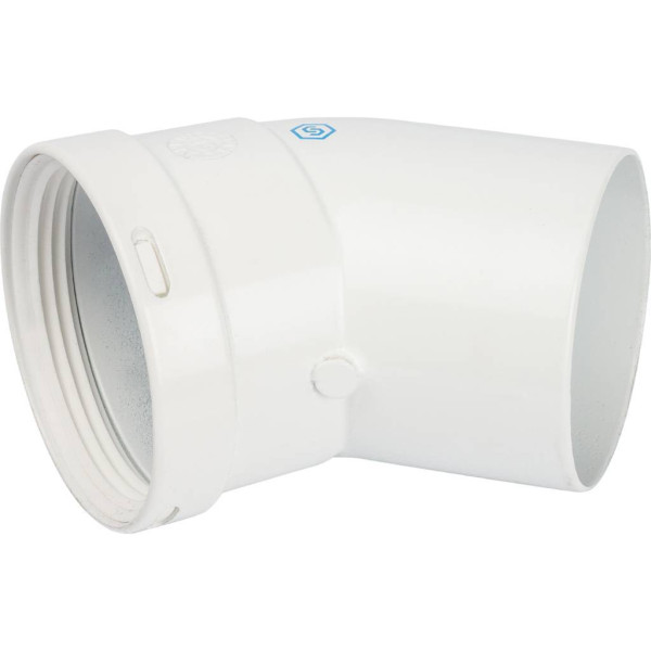 Элемент дымохода Stout отвод 45° п/м DN80 (SCA-0080-000045)