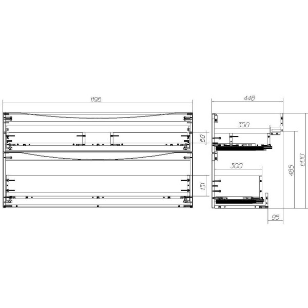 Тумба подвесная BelBagno Marino-H60 120 см Bianco Lucido (Marino-H60-1200-2C-SO-BL-P) Тумба подвесная BelBagno Marino-H60 120 см Bianco Lucido (Marino-H60-1200-2C-SO-BL-P)