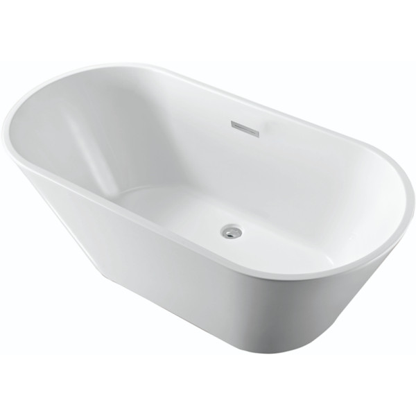 Ванна акриловая Aquatek Хорса 1680x760x580 со сливом и ножками белый глянцевый (AQ-5776)