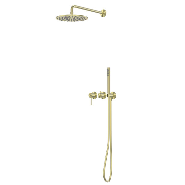 Душевая система Abber Wasser Kreis 316 скрытого монтажа без излива, золотой (AF8118BG)