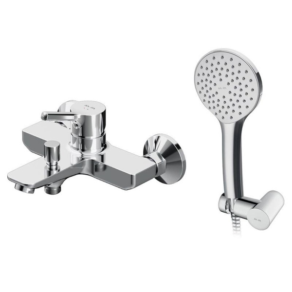 Смеситель для ванны и душа AM.PM X-Joy S с душевым набором (F85B15000)