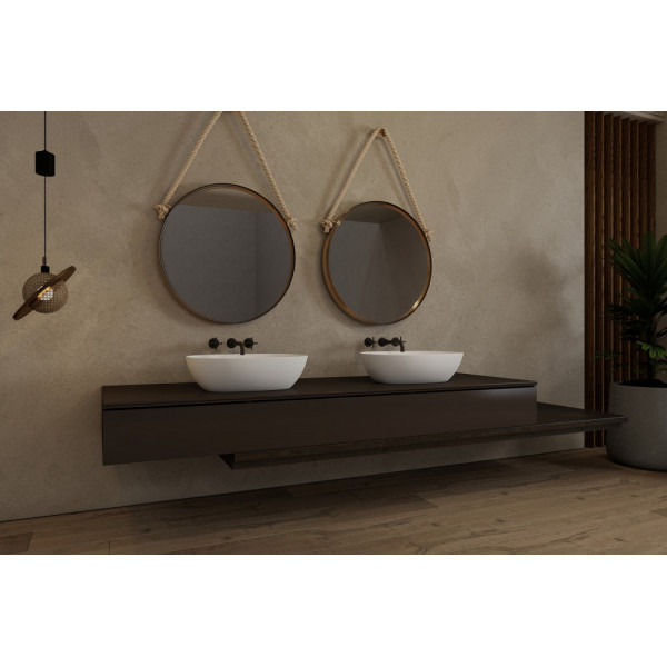 Раковина накладная Stein (белый матовый)