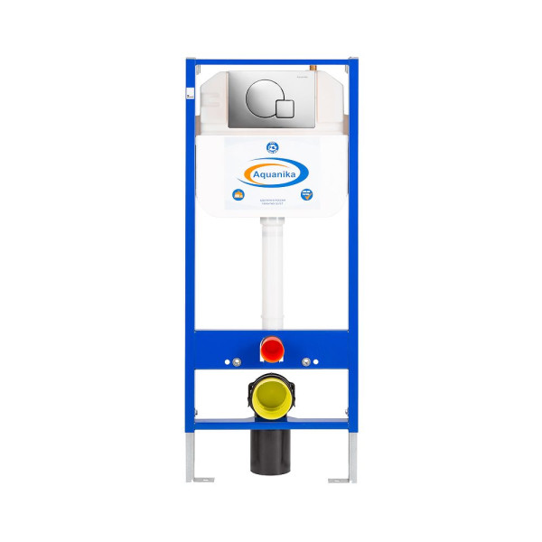 Инсталляция для унитаза Aquanika Basic (с клавишей смыва, два режима слива) (10.702.450.02.10)