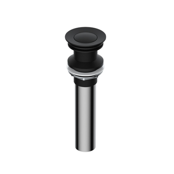 Донный клапан WasserKraft Push-up черный (9070157)