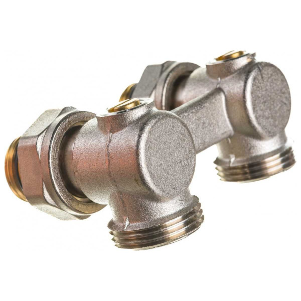 Фитинг двойной угловой со встроенным шаровым краном Kromwell (с комплектом адаптеров 1/2"*3/4") (EU.ST6014045 12_k) Фитинг двойной угловой со встроенным шаровым краном Kromwell (с комплектом адаптеров 1/2"*3/4") (EU.ST6014045 12_k)