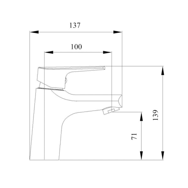 Смеситель для раковины Aquanika Eco хром (AQE1001CR) Смеситель для раковины Aquanika Eco хром (AQE1001CR)