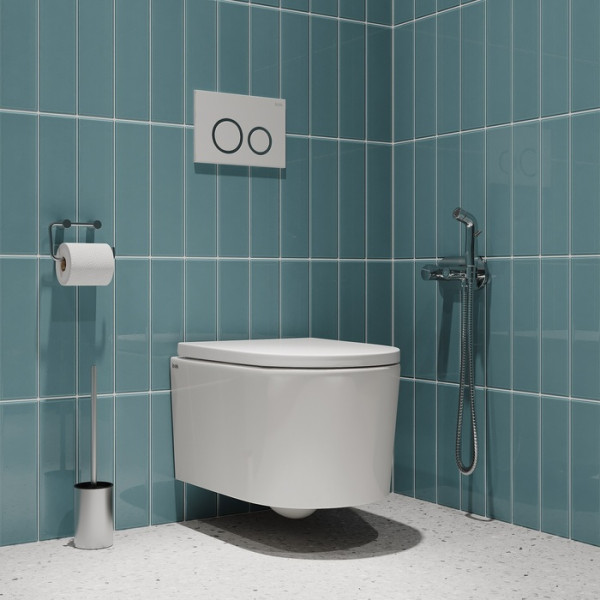 Унитаз подвесной Iddis Stone безободковый с сиденьем soft-close белый (STORNSEi25) Унитаз подвесной Iddis Stone безободковый с сиденьем soft-close белый (STORNSEi25)