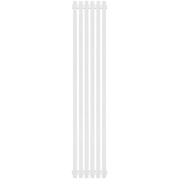 Радиатор стальной трубчатый Stout Tube Quadro QV40-1750-6 CU нижнее центр. подкл. (белый муар) (STQV4017506CURAL1T104S9016) Радиатор стальной трубчатый Stout Tube Quadro QV40-1750-6 CU нижнее центр. подкл. (белый муар) (STQV4017506CURAL1T104S9016)