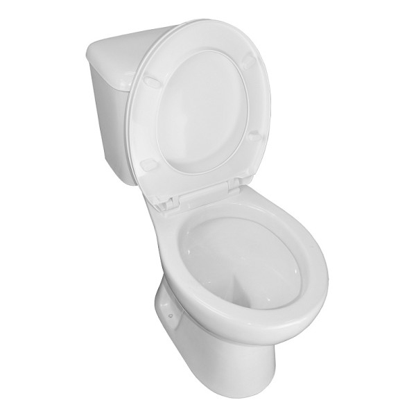 Унитаз напольный Loranto Lino 36х67х72 с сиденьем микролифт soft close белый (CS-CT8812)