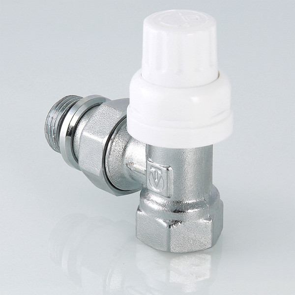 Клапан термостатический угловой 1/2" Valtec VT.031.NR (с уплотн. кольцом) (VT.031.NR.04)