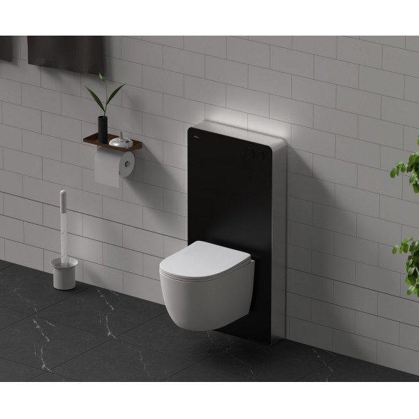 Инсталляция Abber для подвесного унитаза, черный (AC0107MB)